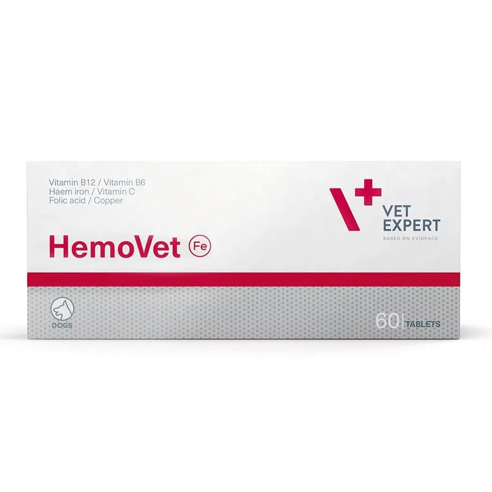 Vet Expert HemoVet 60 Tabletas Para Perros y Gatos