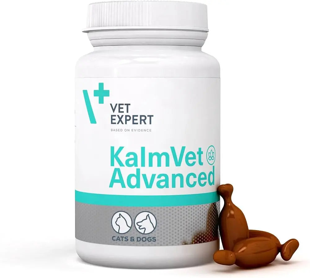 Vet Expert KalmVet 60 Tabletas | Suplemento Estrés Perros y Gatos