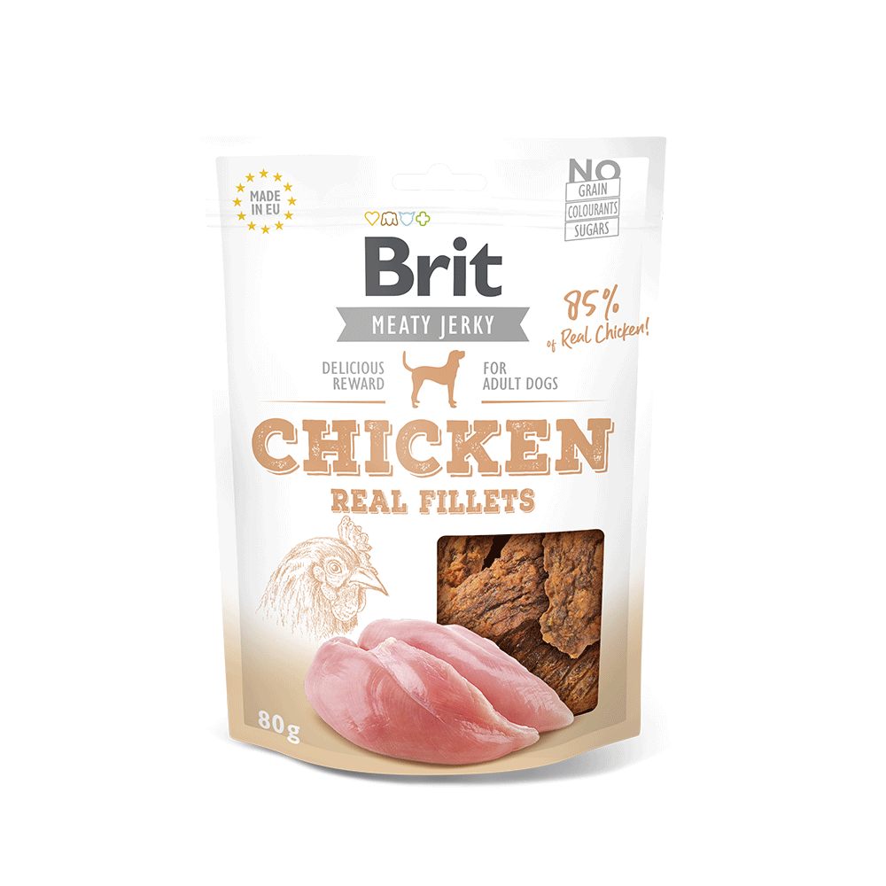 Brit Jerky Snack Chicken Fillet for Dogs 200gr