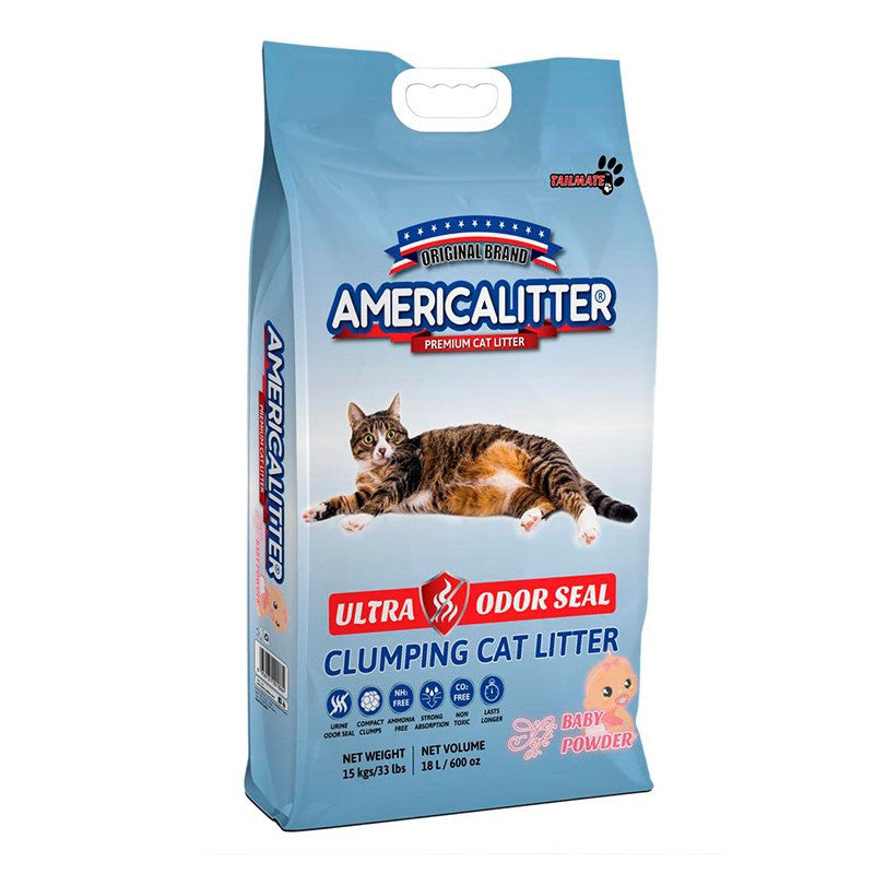 ARENA AMERICA LITTER ULTRA ODOR SEAL TALCO BEBÉ