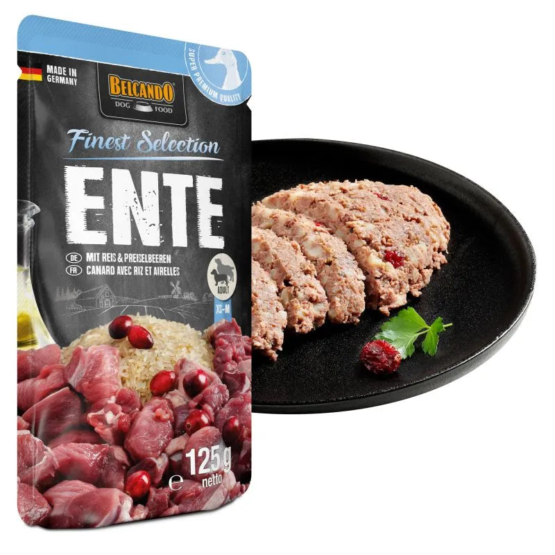 Sobre Belcando Finest Selection Sabor Pato con Arroz y Arándanos 125 gr