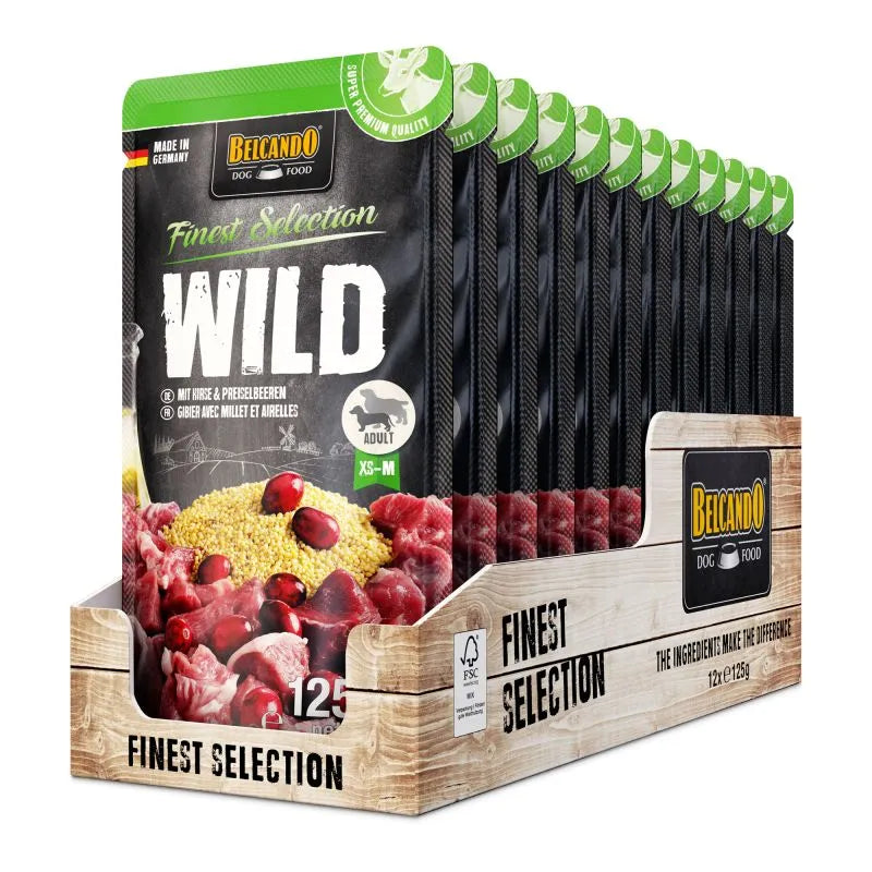 12 Sobres Belcando Sabor Venado con Mijo y Arándanos