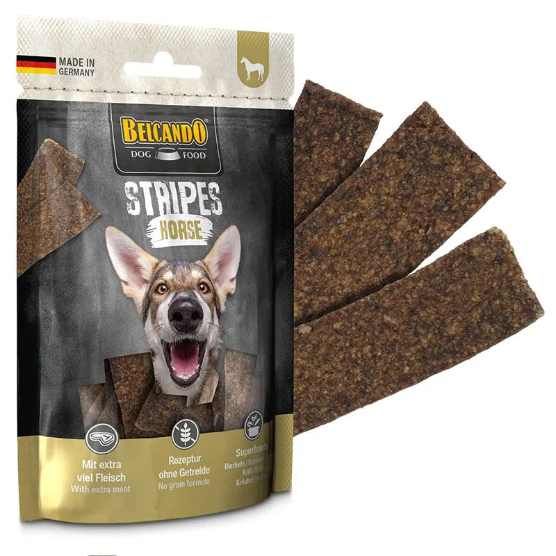 Sobre Belcando Stripes Horse 70 gr - Guatita Pet