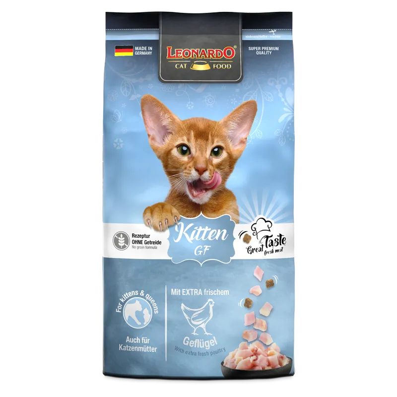 Leonardo Gatito Kitten GF Sabor Pollo 1.8  kg