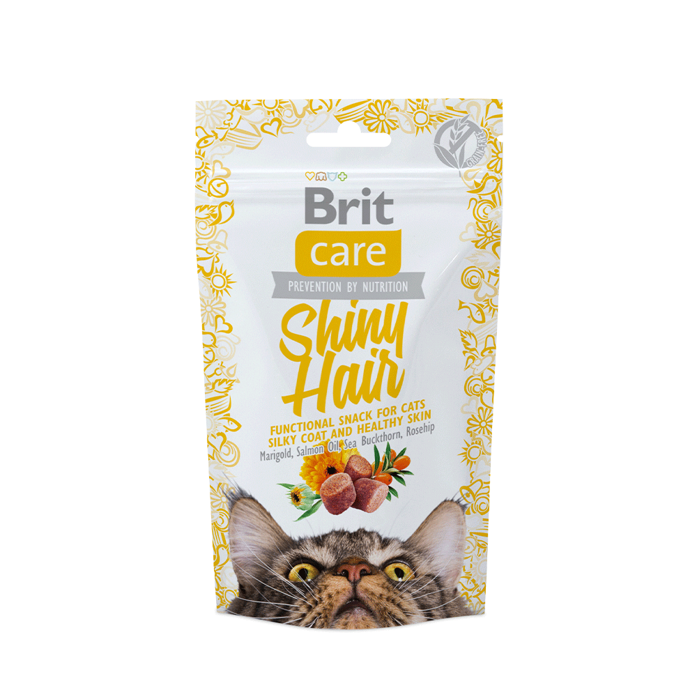 Brit Care Cat Snack Functional - Shiny Hair