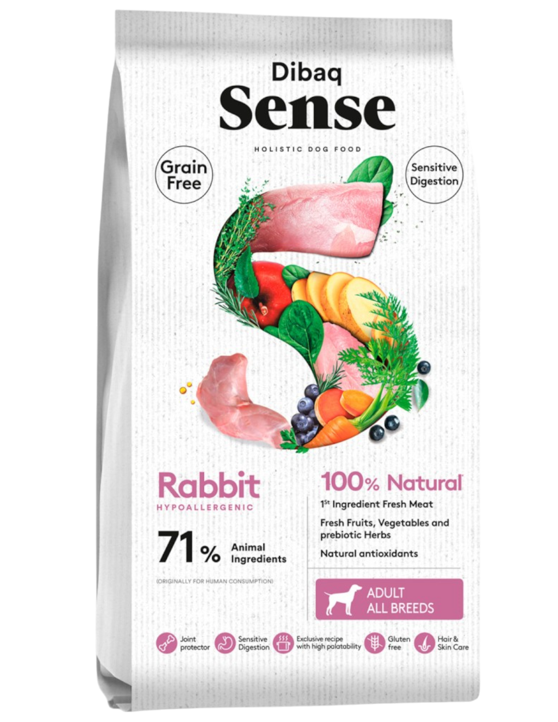 Dibaq Sense Perro Adulto Sabor Conejo 2 kg