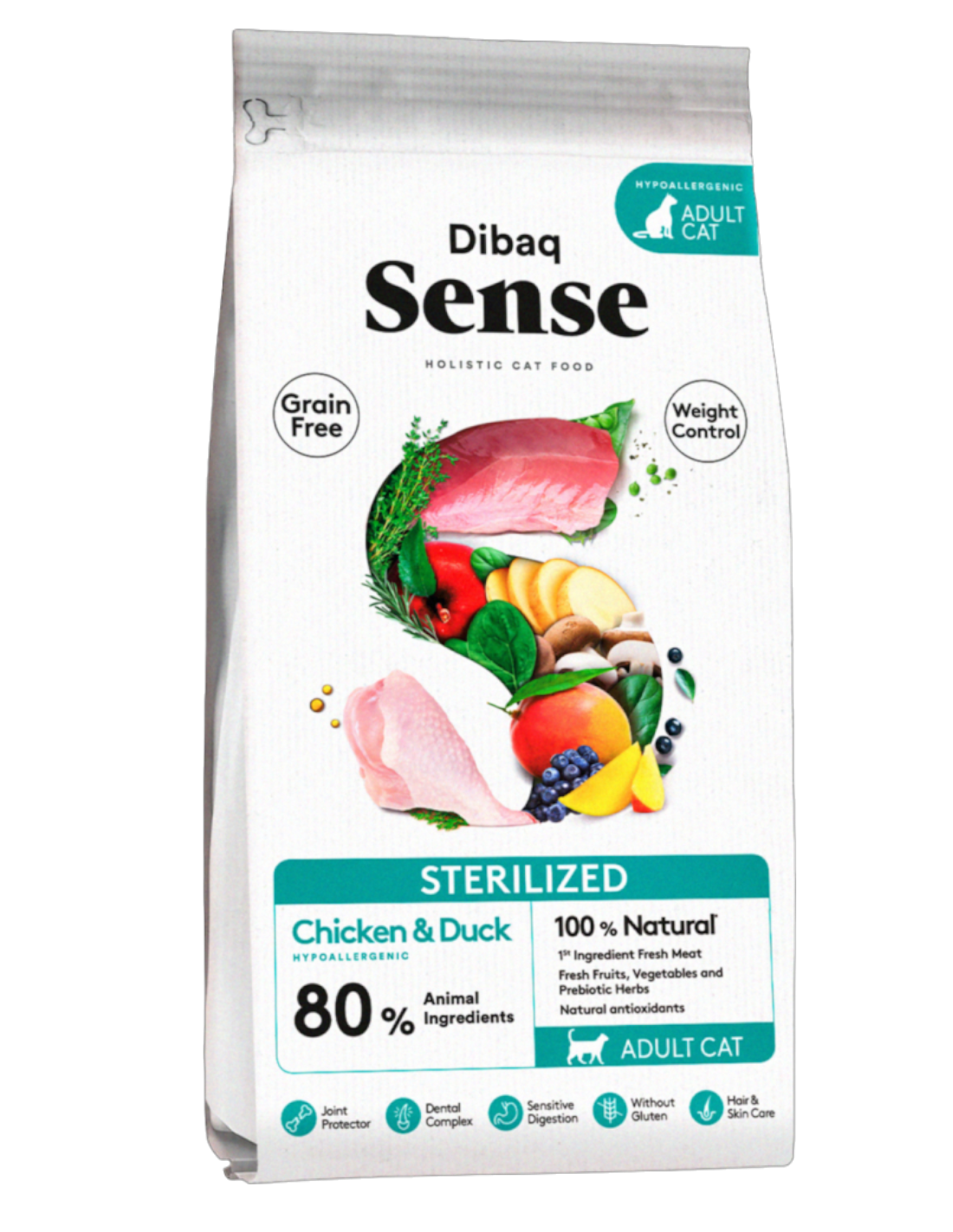 Dibaq Sense Gato Esterilizado Pollo y Pato 1.5 kg