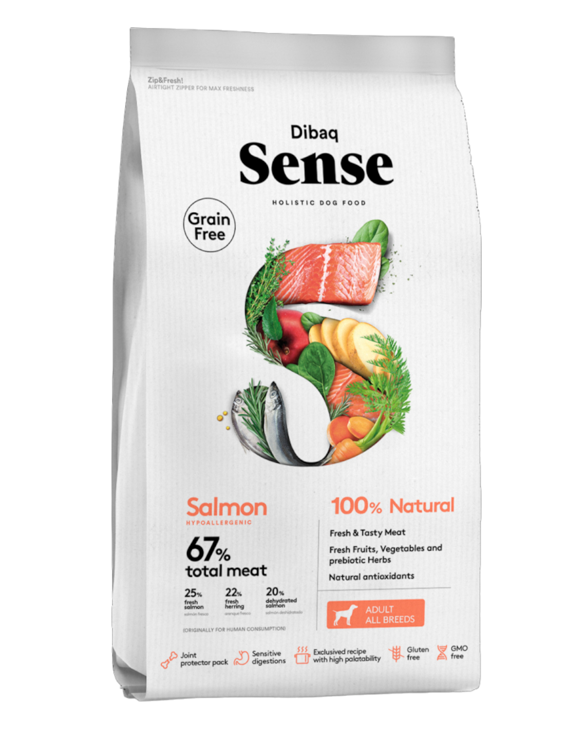 Dibaq Sense Perro Adulto Sabor Salmón 12 kg