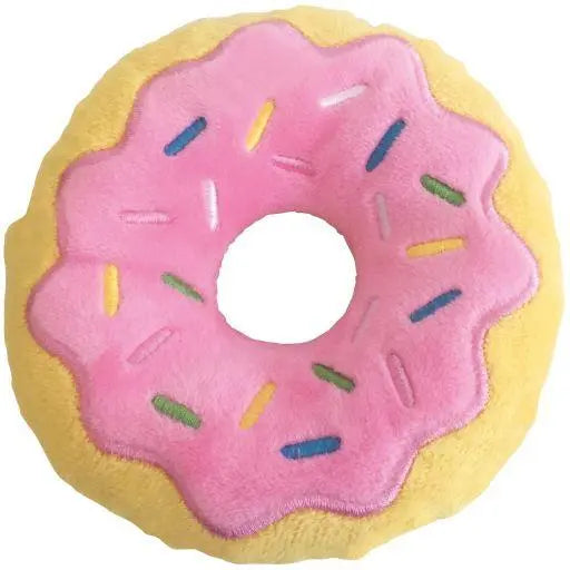 Peluche Dognut Rosa Frosty Para Perros 14 Cm