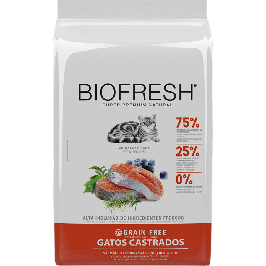 Biofresh Grain Free Gatos Castrados Sabor Salmón 7.5 kg