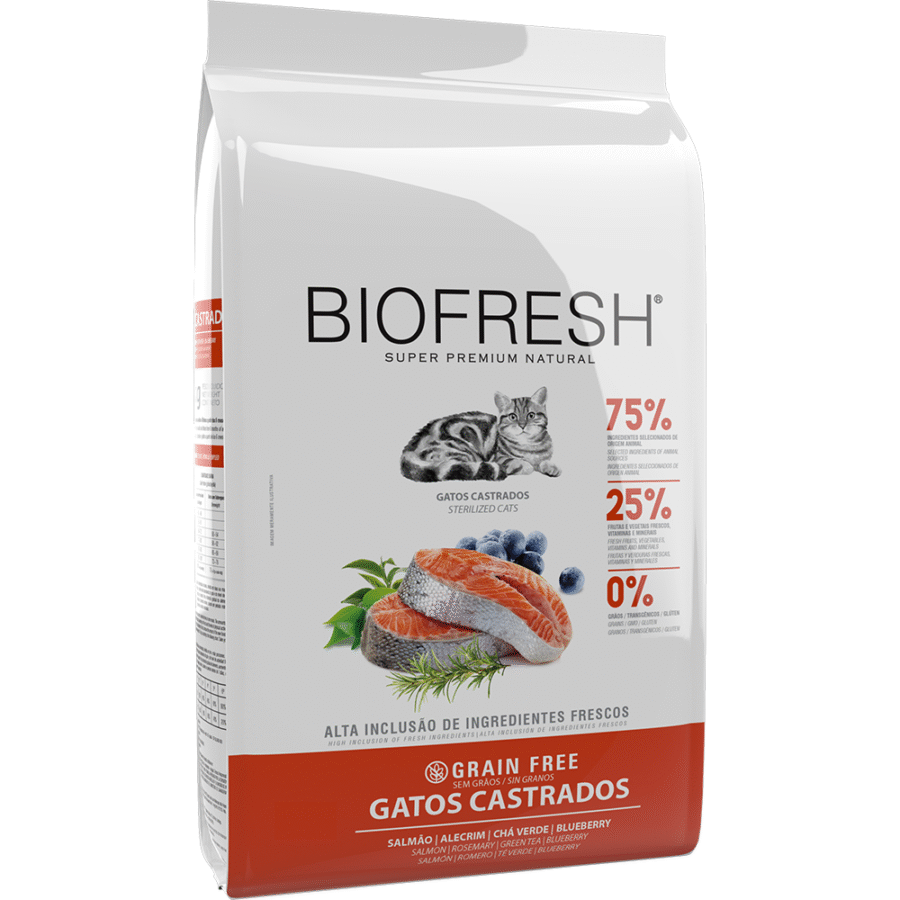 Biofresh Grain Free Gatos Castrados Sabor Salmón 1.5 kg