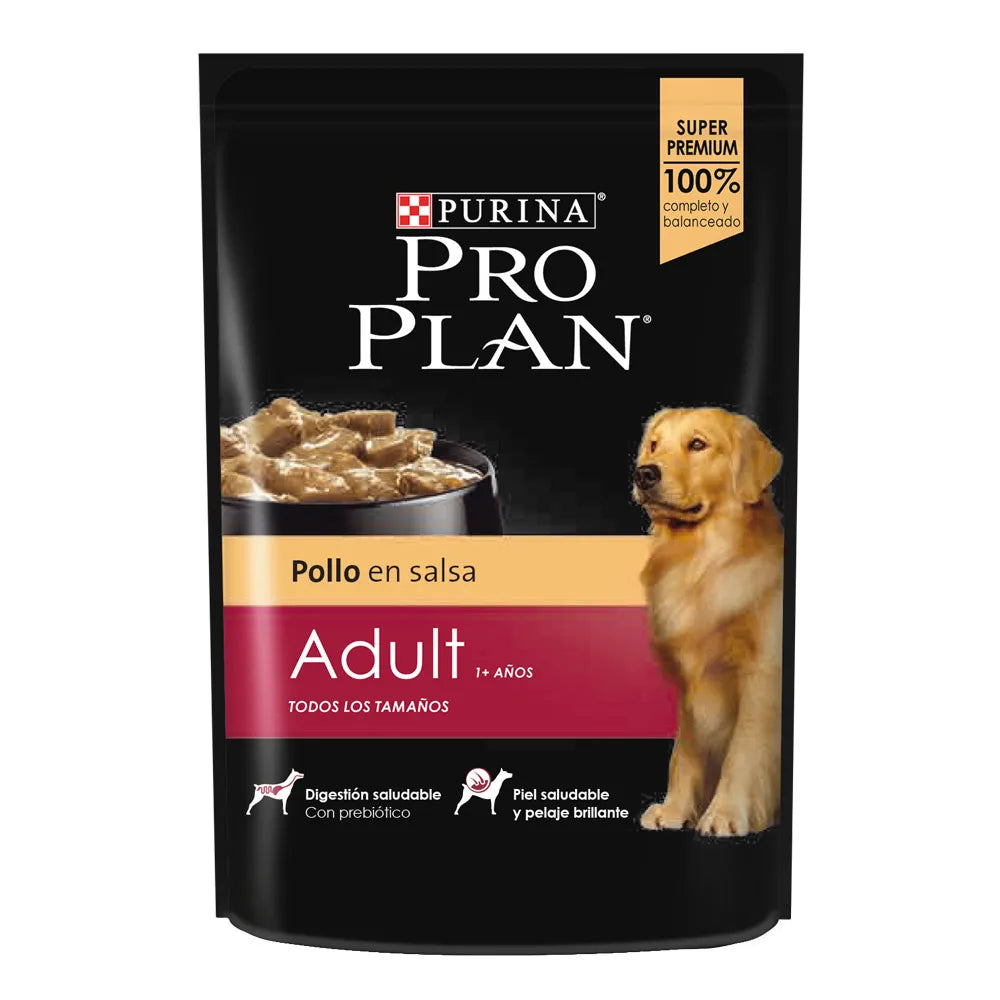 Pro Plan® pollo en salsa para perros adultos de todos los tamaños