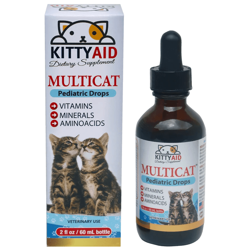 Kitty Aid Multicat 60 ml | Suplemento Multivitamínico Gatos Energía