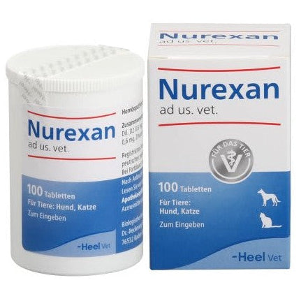 Nurexan 100 Tabletas | Calma Estrés Ansiedad Perros Y Gatos