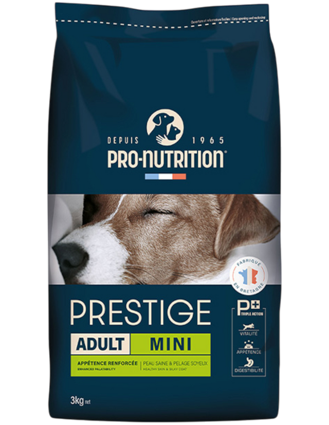 Pro-Nutrition Prestige Perro Adulto Mini 3 kg - Guatita Pet