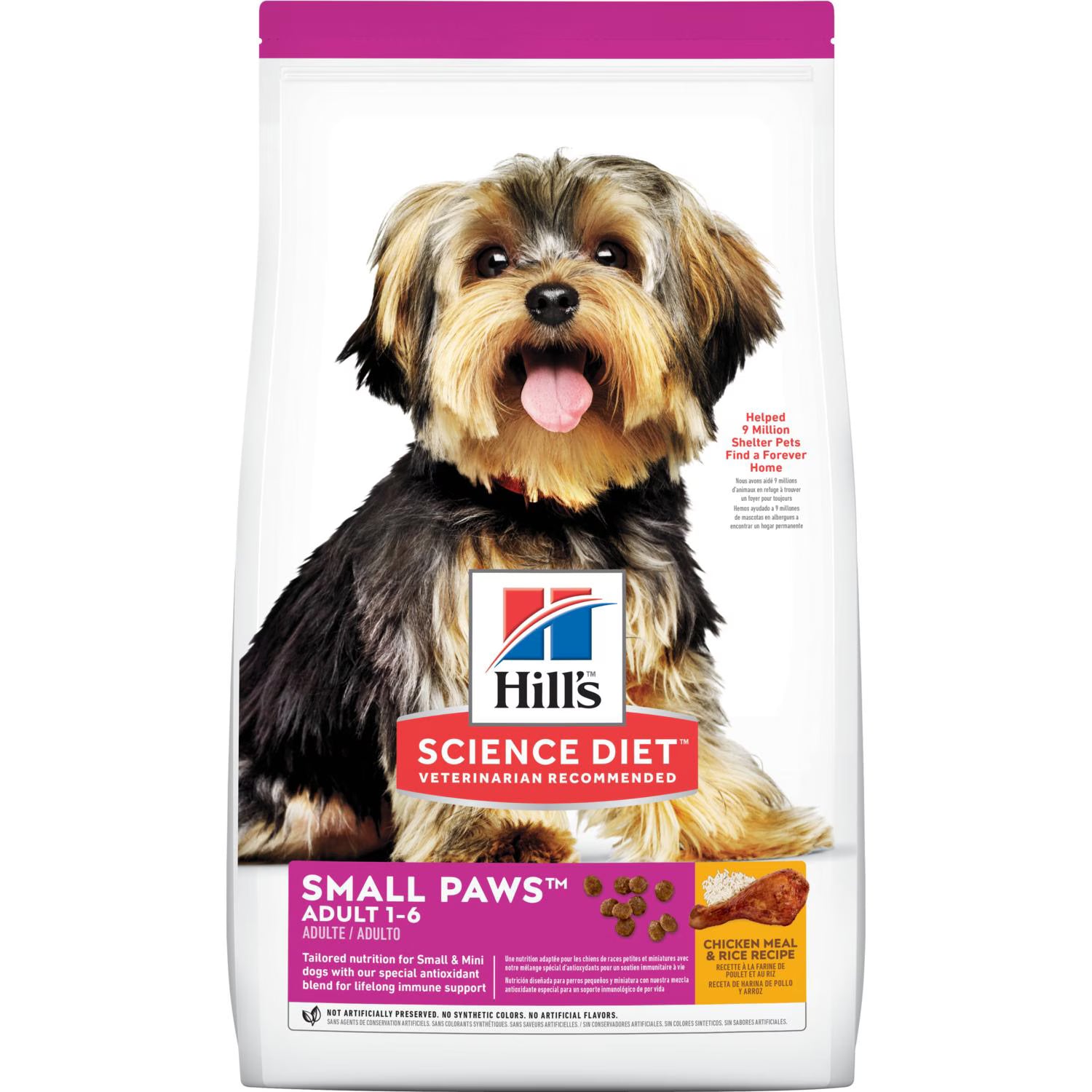Hill's® Science Diet® Adult Small Paws™ Chicken Meal & Rice Recipe dog food