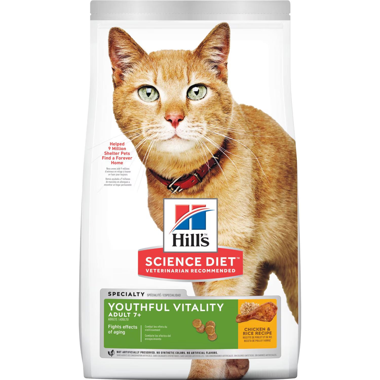 Hill's® Science Diet® Youthful Vitality Adult 7+ Chicken & Rice Recipe cat food