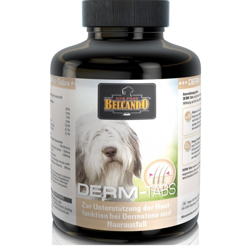 Suplemento Piel y Pelo Belcando Derm Tabs 120 tabletas - Guatita Pet